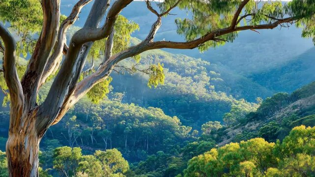 Explore the serene beauty of Morialta Conservation Park in Australia during golden hour, Australia nature and wildlife reserve Morialta conservation park Adelaide