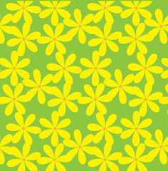 Floral seamless pattern .Trendy floral seamless pattern collection. Set of vintage 70s style flower background illustration. Cute floral pattern in the small flower.  Seamless vector texture.