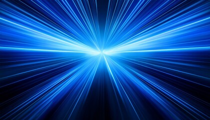 Fototapeta premium abstract blue light ray