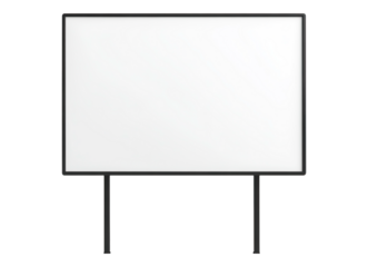 blank signboard