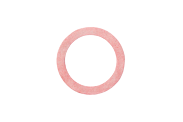 Circular pink outline with textured effects on transparent background