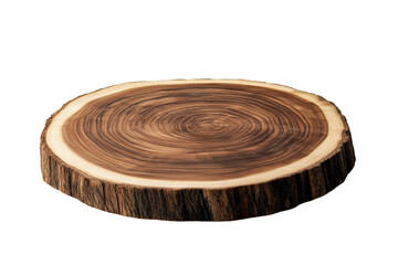 Wood slice with natural texture and pattern for decoration
