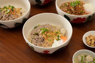 Delicious thai noodle soup thailand food photography culinary close-up flavorful experience