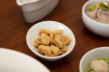 Delicious fried cashews asian cuisine food photography home kitchen close-up culinary delight