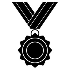 sports medal  silhouette vector illustrator 