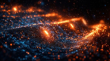 User icons represent digital identity in cyber space