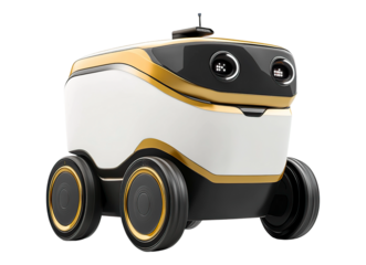 cute delivery robot