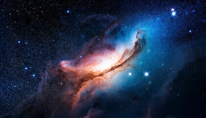 Obraz premium dark cosmic nebula