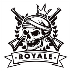 Fototapeta premium Vintage vector swords and shields illustration, a grunge weapon design