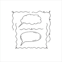 Set of hand drawn vintage design elements. Thin line style. Line art