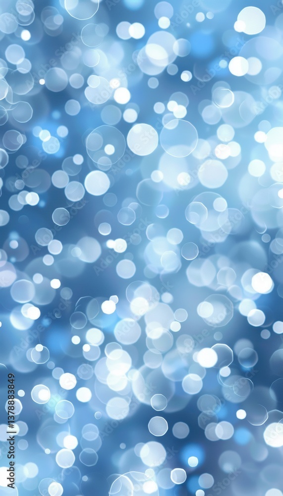 Poster professional technology background with soft blue bokeh for design and digital projects