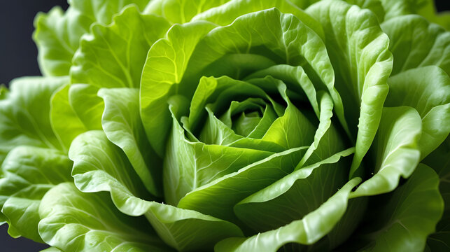 closeup lettuce black surface soft blur background light green deep banner sprigger focus gaussian lagan full refreshing color