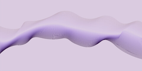 Dark abstract background with glowing wave. Shiny moving lines design element. Modern purple blue gradient flowing wave lines. Futuristic technology. modern.