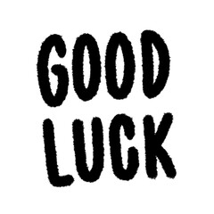 good luck png cartoon cute  design art kid handwrite doodle element street line black and white kwaii