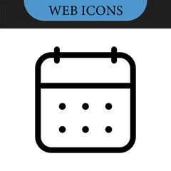 Address location icon. Stopwatch timer icon. Date Calendar icon - Web icons set. Vector set icons. Web icon
