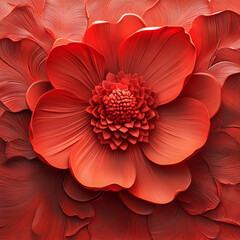 red dahlia flower