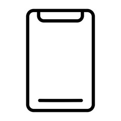 Mobile Device Outline Style Icon