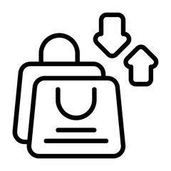 Obraz premium Product Comparison Outline Style Icon