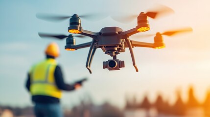 Advanced electric-powered construction drones transforming industry efficiency on job sites