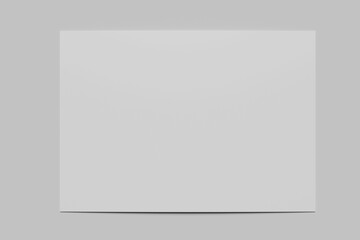 Blank color landscape mockup certificate