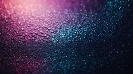 Fototapeta premium Colorful water droplets on a glass surface during rainy evening create a beautiful abstract view