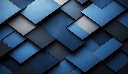 Abstract Dark Blue And Light Gray Geometric Pattern