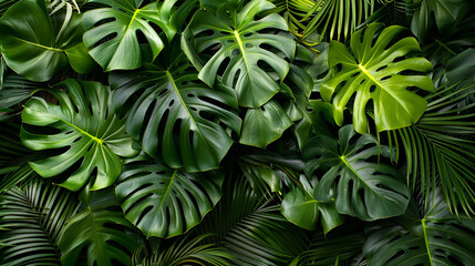 green leaves background