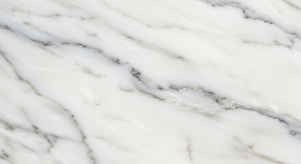 Fototapeta premium White Marble Texture Subtle Grey Veining. AI Generated