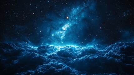 Fototapeta premium Mesmerizing galactic dust lighting up the sky high resolution picture