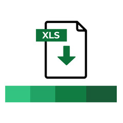 Download document xls microsoft excel icon with color palette, perfect for poster design, branding, and digital projects. excel. powerpoint. pdf. adobe acrobat. nitro reader. foxit reader