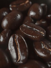 Close-up of coffee beans
