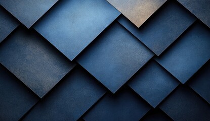 Abstract Geometric Pattern With Overlapping Squares