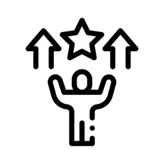 motivation line icon