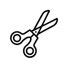 Fototapeta premium Scissors Cut Icon