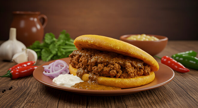 Savory Nicaraguan baho featuring tender meat and colorful garnishes plated nicely