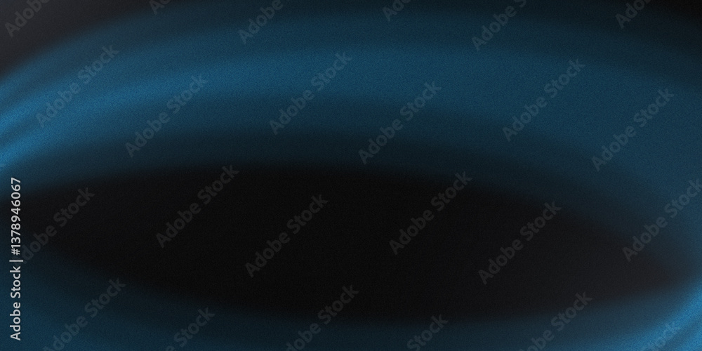 Poster ethereal blue light rays blending softly, converging toward shadowy central space, generating depth 