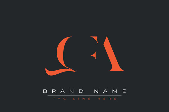 QFA abstract letter logo design. This logo is designed by three abstract letters.