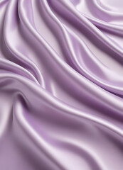 Obraz premium uxurious Lavender Satin Fabric with Graceful Folds