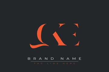 QKE abstract letter logo design. This logo is designed by three abstract letters.