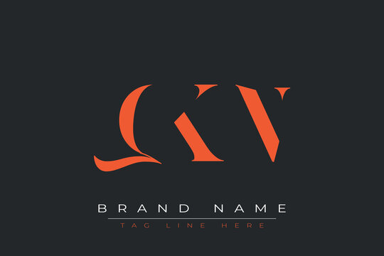 QKN abstract letter logo design. This logo is designed by three abstract letters.