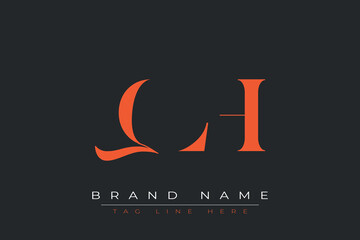 QLH abstract letter logo design. This logo is designed by three abstract letters.
