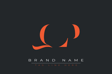 QLP abstract letter logo design. This logo is designed by three abstract letters.