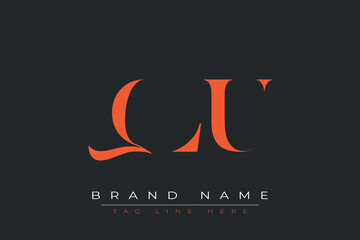 QLU abstract letter logo design. This logo is designed by three abstract letters.