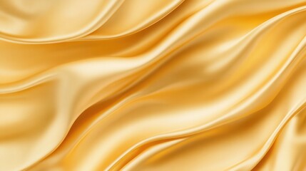 Obraz premium Soft golden silk texture background with subtle folds and gentle highlights, luxurious and smooth