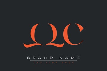 QQC abstract letter logo design. This logo is designed by three abstract letters.