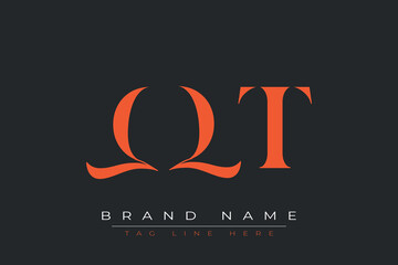 QQT abstract letter logo design. This logo is designed by three abstract letters.