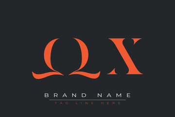QQX abstract letter logo design. This logo is designed by three abstract letters.