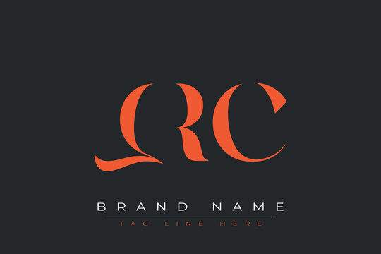 QRC abstract letter logo design. This logo is designed by three abstract letters.