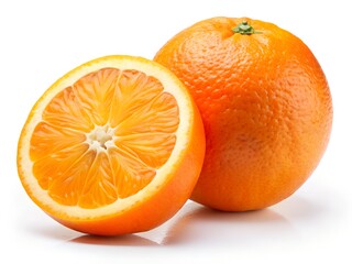 Orange fruit isolated on a white background