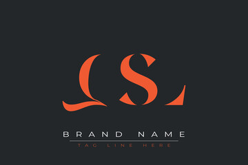 QSL abstract letter logo design. This logo is designed by three abstract letters.